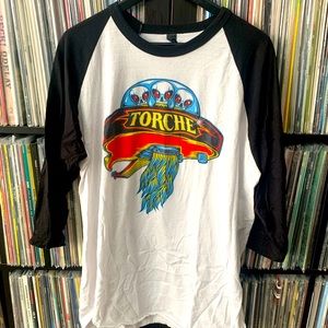 Torche - “Boston”- XL- 3/4 sleeve Baseball T-Shirt